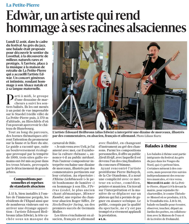 Article DNA - Festival au Grès du Jazz 2024